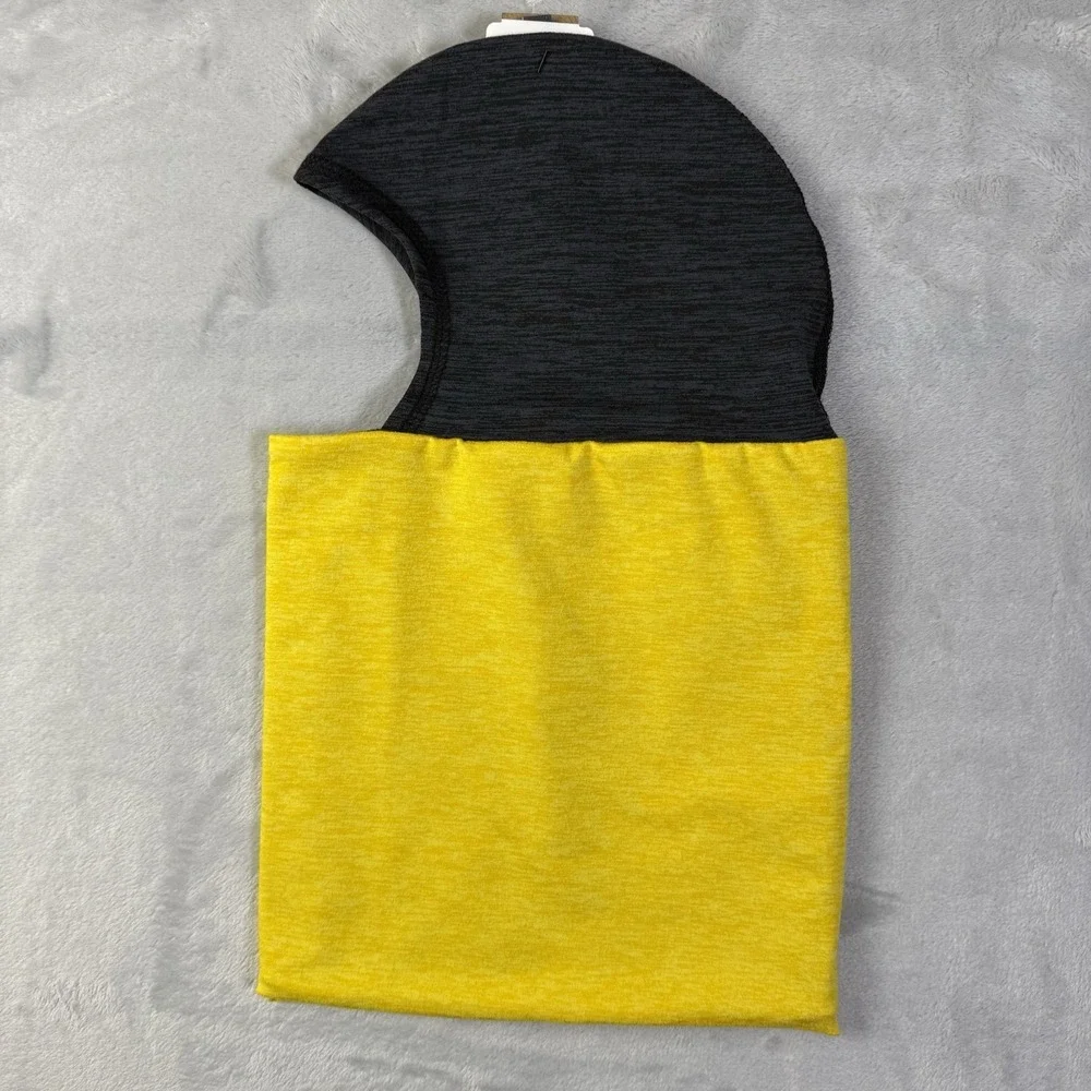 NWT Turtlefur‎ Baclava Scard Spring Skiing Snowbaord Yellow Grey Mountain Winter